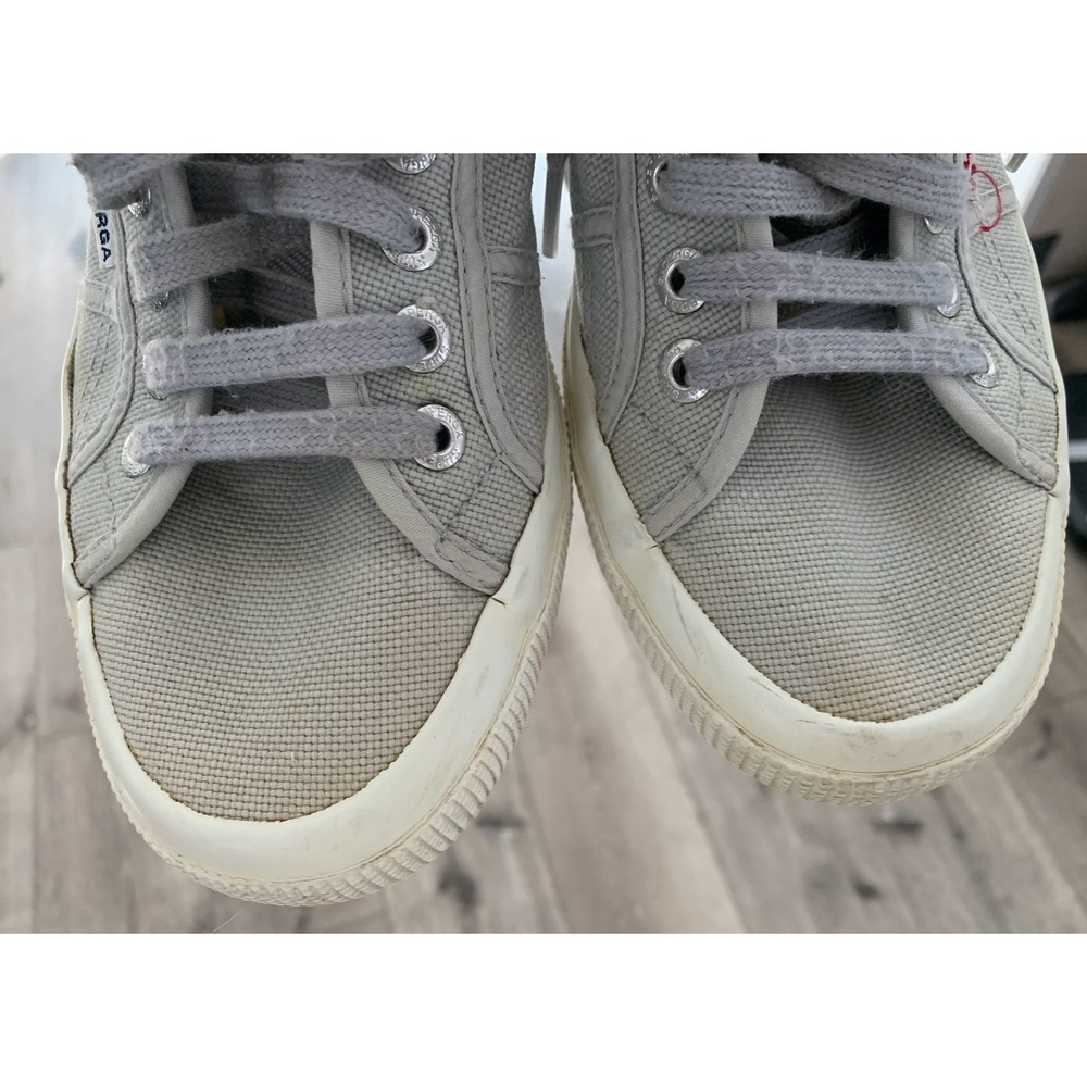 Superga  lClassic  Canvas Sneakers Mens 6.5 Womens 8 Skater Y2K Minimalist - Picture 5 of 6